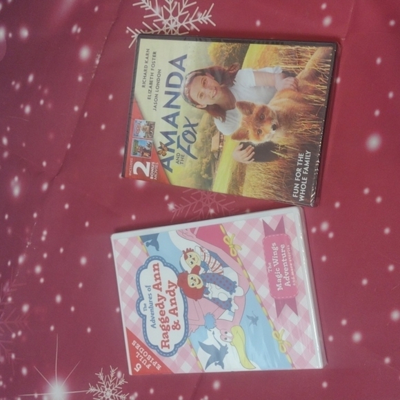 LOT of 2 DVDs ragged Ann & Andy and Amanda and the fox NWT - Picture 1 of 2